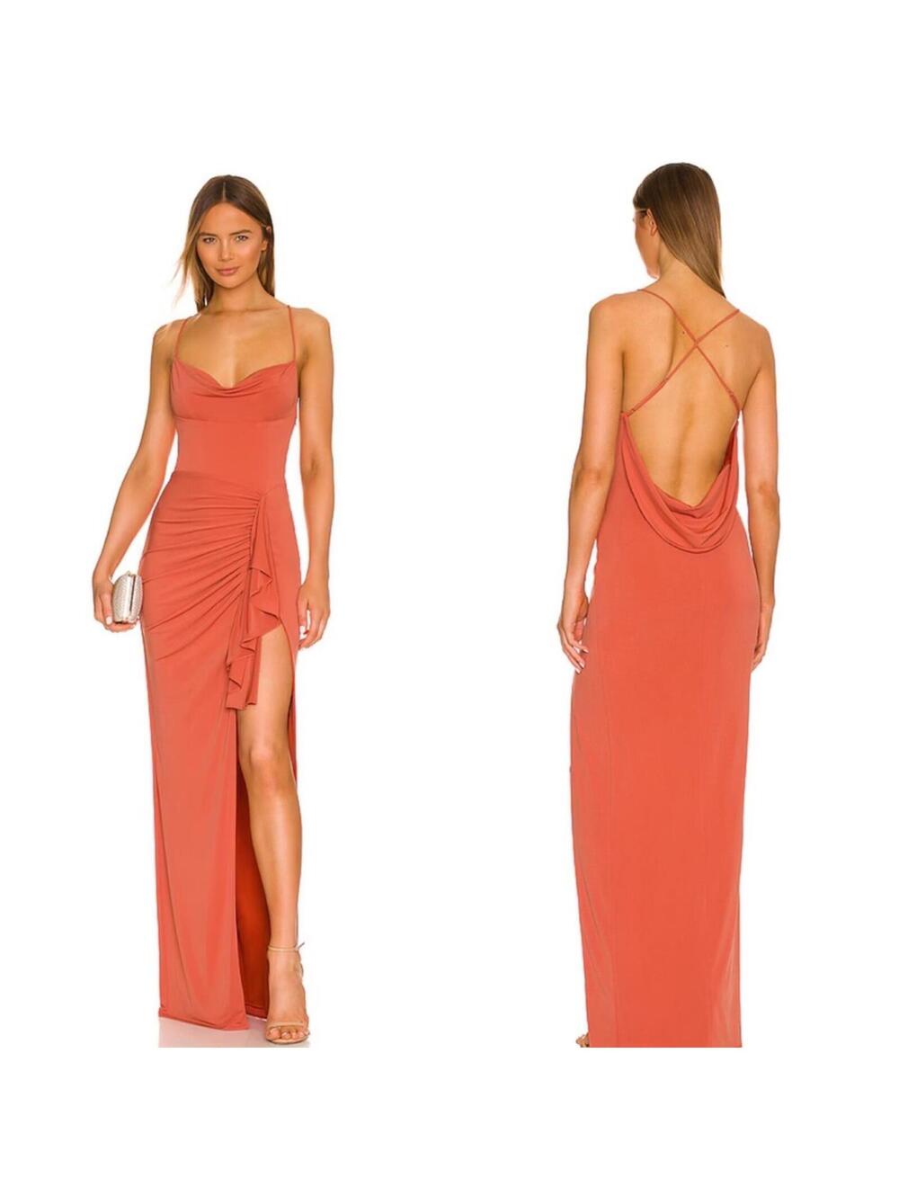 Katie May So Juicy Gown in Rust